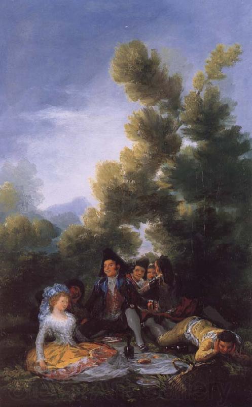 Francisco de Goya A Picnic Germany oil painting art